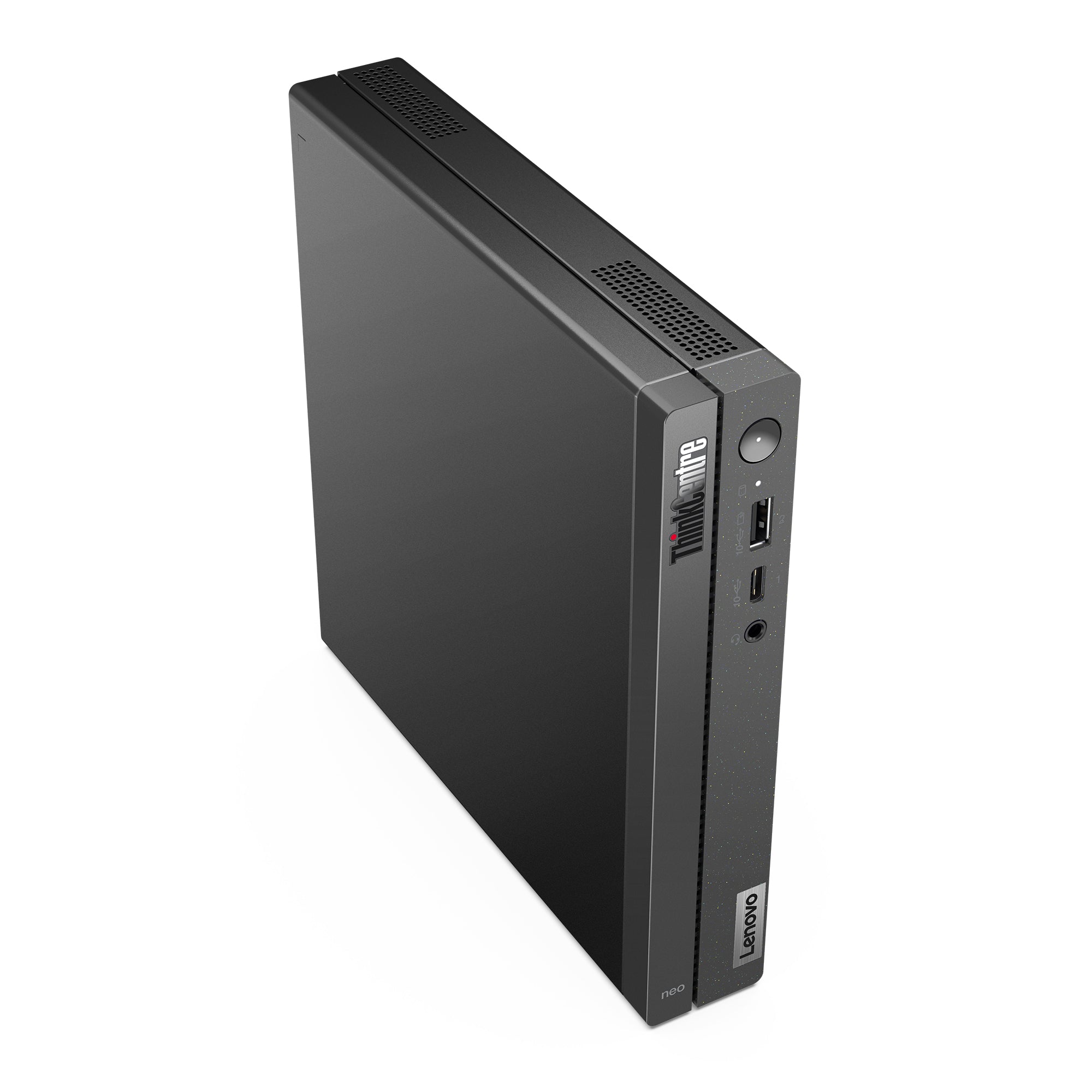 Lenovo Ts Neo50Q mini PC con design verticale e compatto, perfetto per ottimizzare lo spazio senza rinunciare alle prestazioni. Lenovo Ts Neo50Q mini PC con design verticale e compatto, perfetto per ottimizzare lo spazio senza rinunciare alle prestazioni.